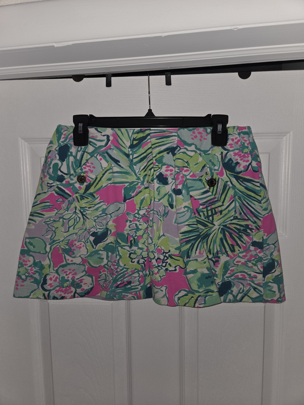 Lilly Pulitzer Floral Skort in Pink, Green & Teal